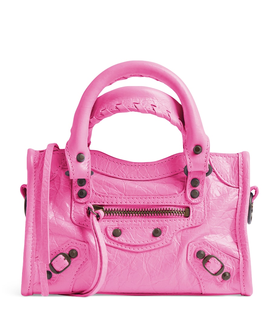 Balenciaga Pink Nano Le City Top-Handle Bag