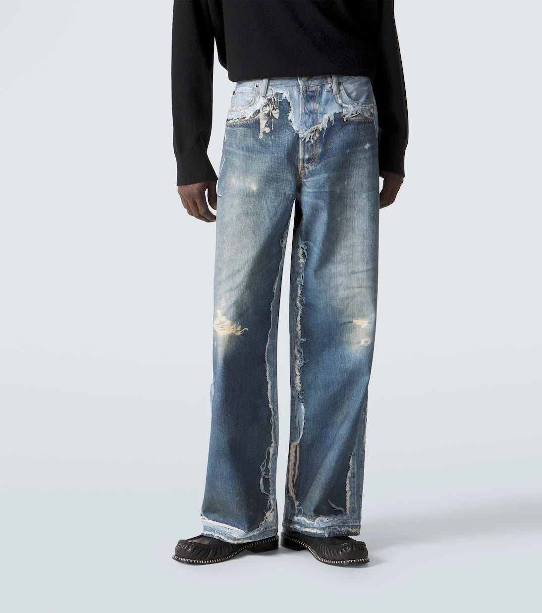 Acne Studios - جينز واسع الساق بتصميم ترومبلوي 1981