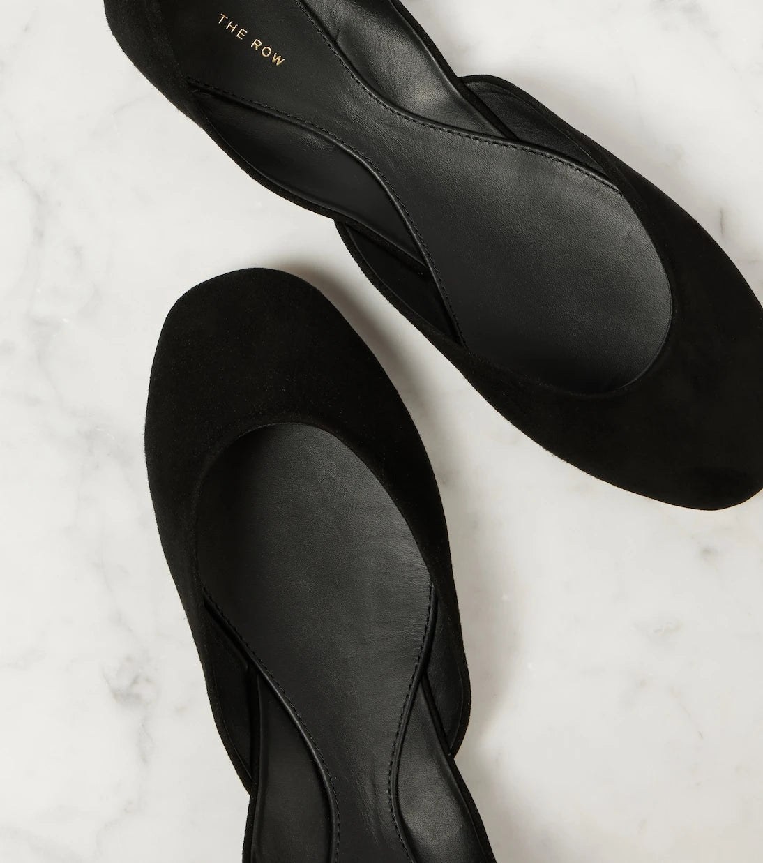 The Row - Gemma suede ballet flats