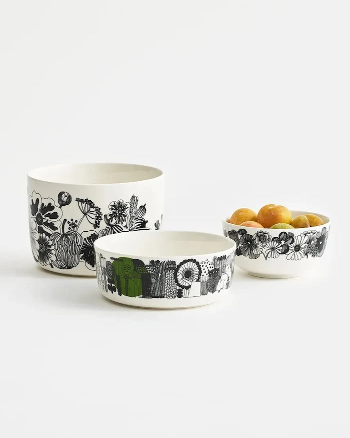 Marimekko голяма купа за плодове от каменинови изделия 1,5 l