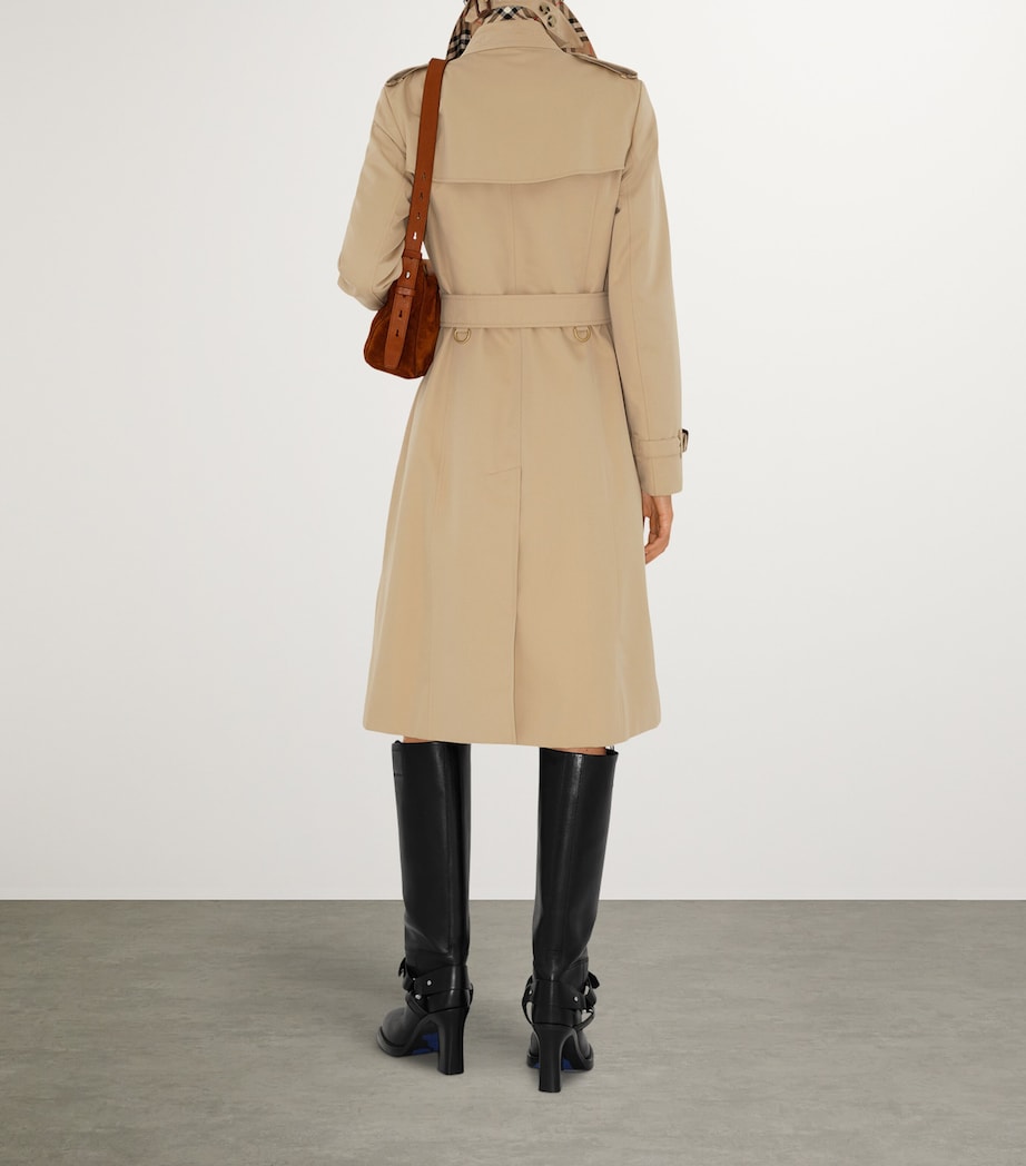 Gabardine Chelsea Long Trench Coat