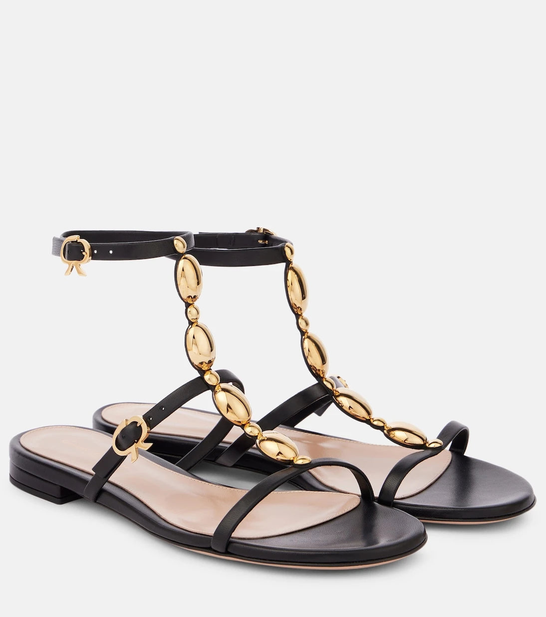 Gianvito Rossi - Embellished leather sandals