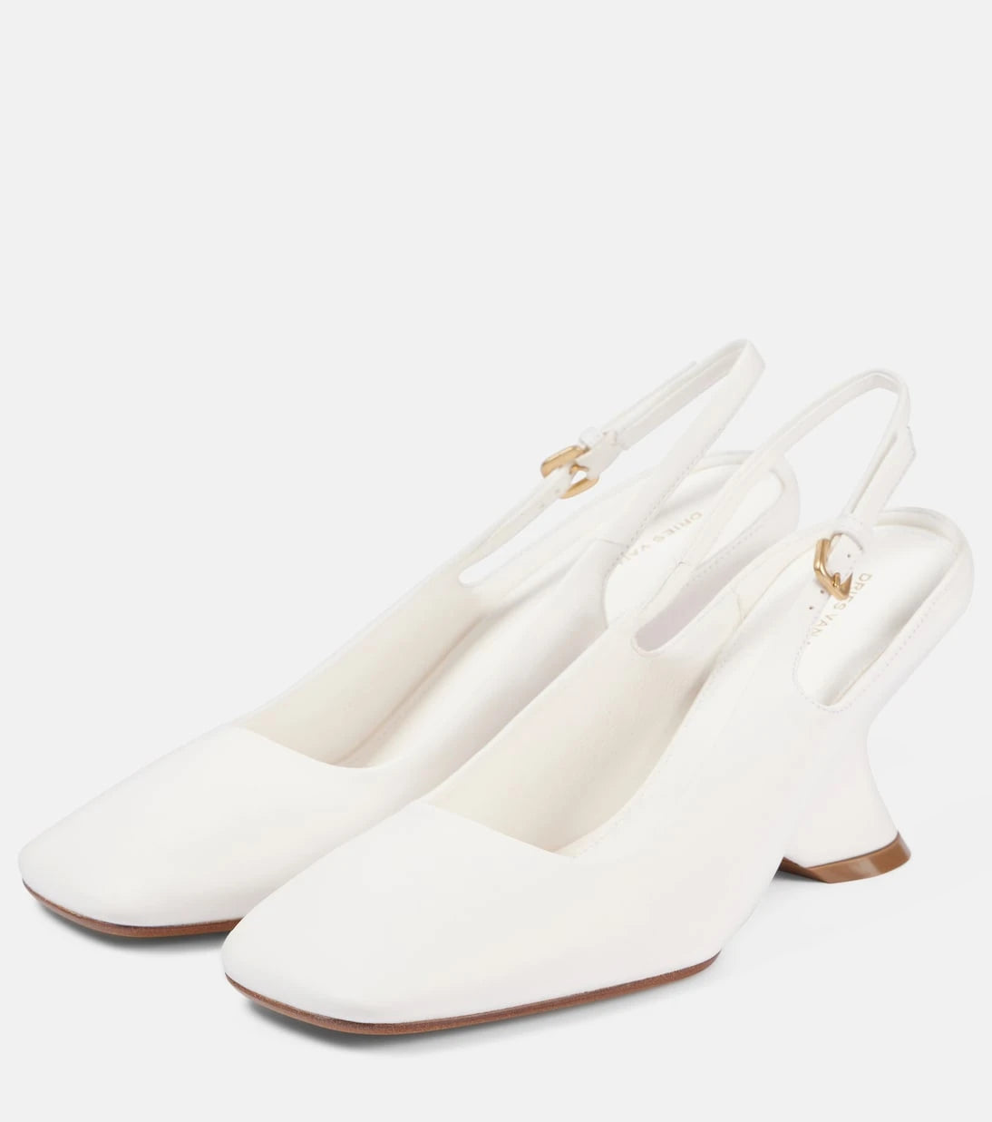 Dries Van Noten - 75 leather wedges