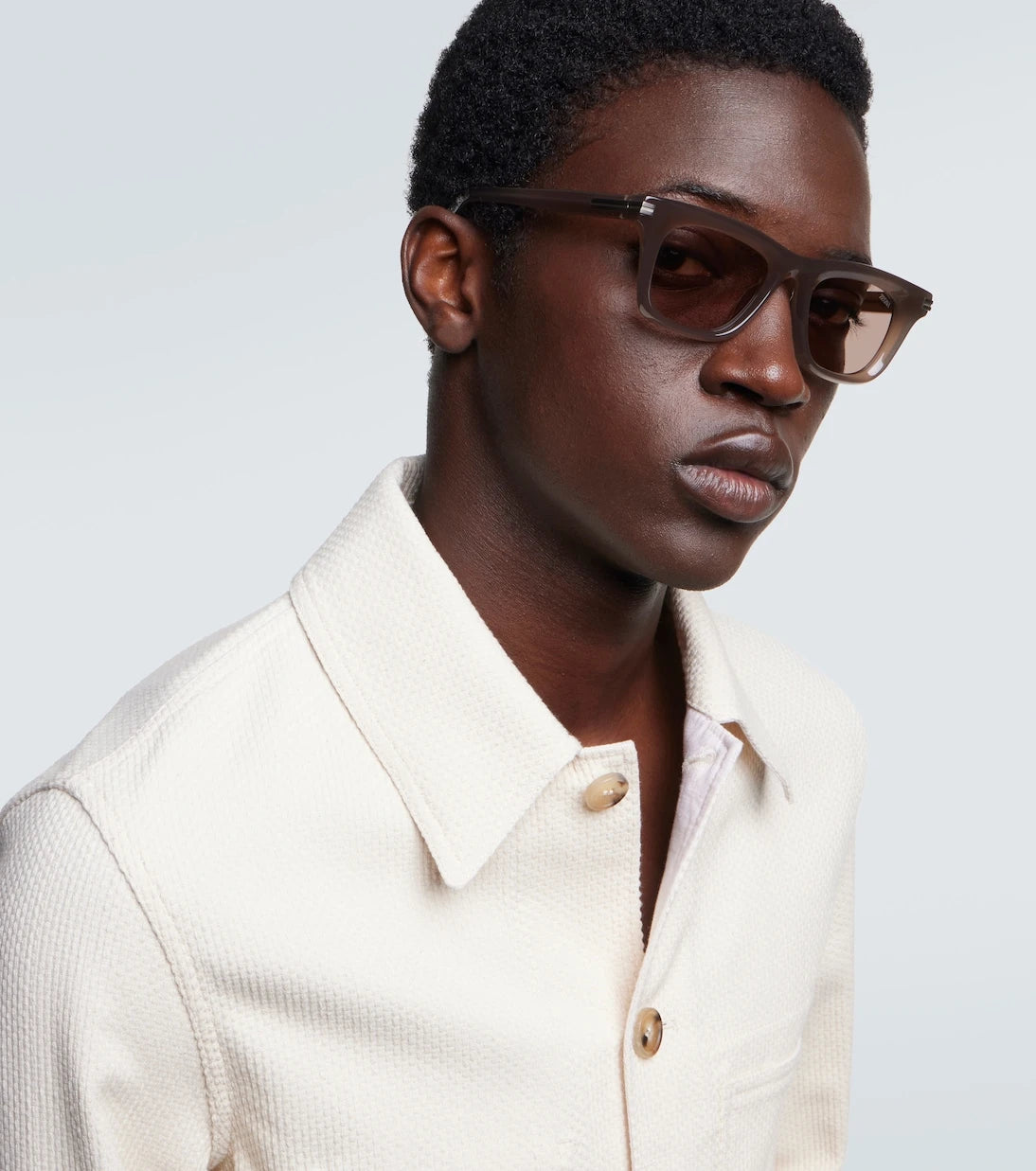 Zegna - نظارة شمسية مستطيلة