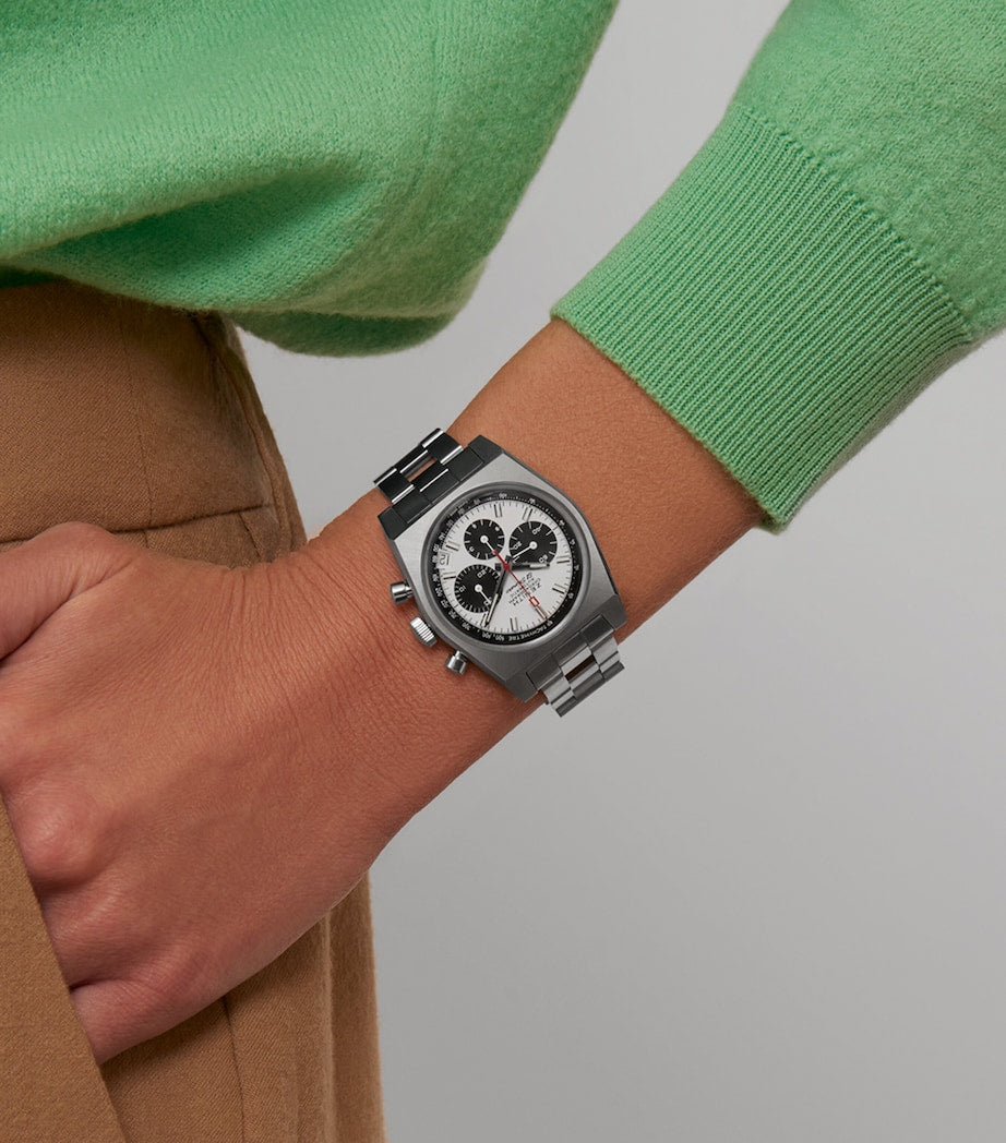 Zenith Stainless Steel Chronomaster Watch 37mm