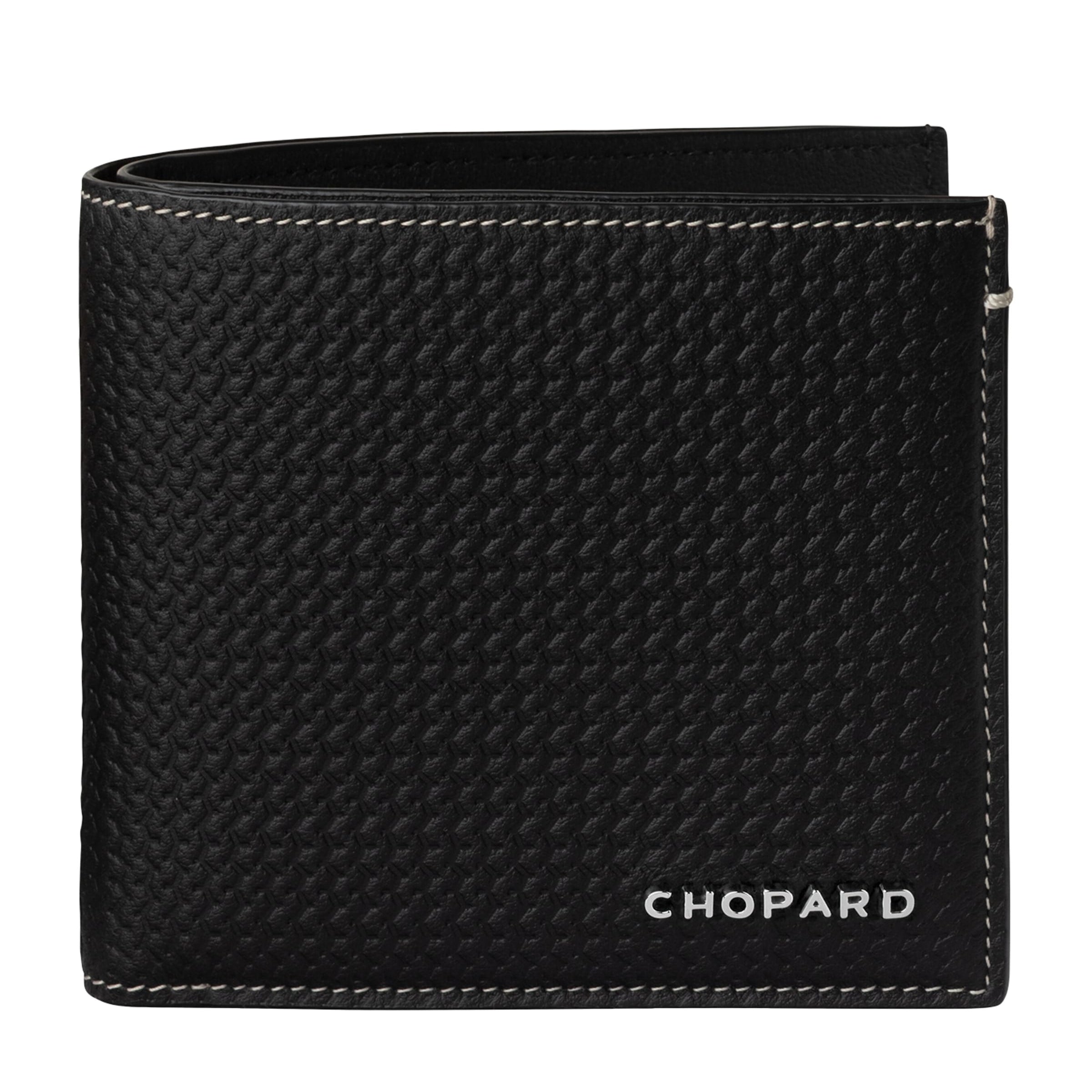 Small Leather Racing Bifold Wallet