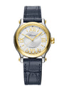Chopard Yellow Gold, Stainless Steel and Diamond Happy Sport Watch 33mm
