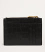 Harrods Black Leather Zip-Up Card Holder