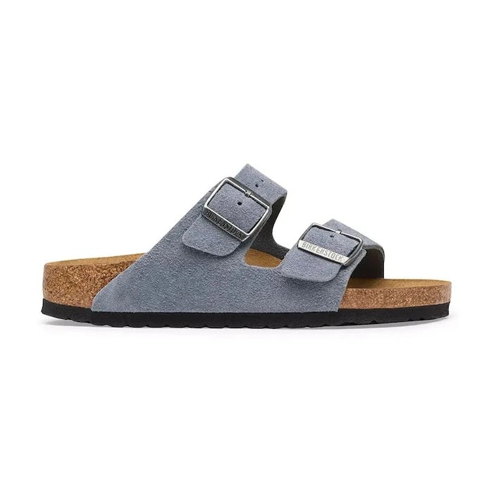Birkenstock чехли от велур Arizona Suede Leather