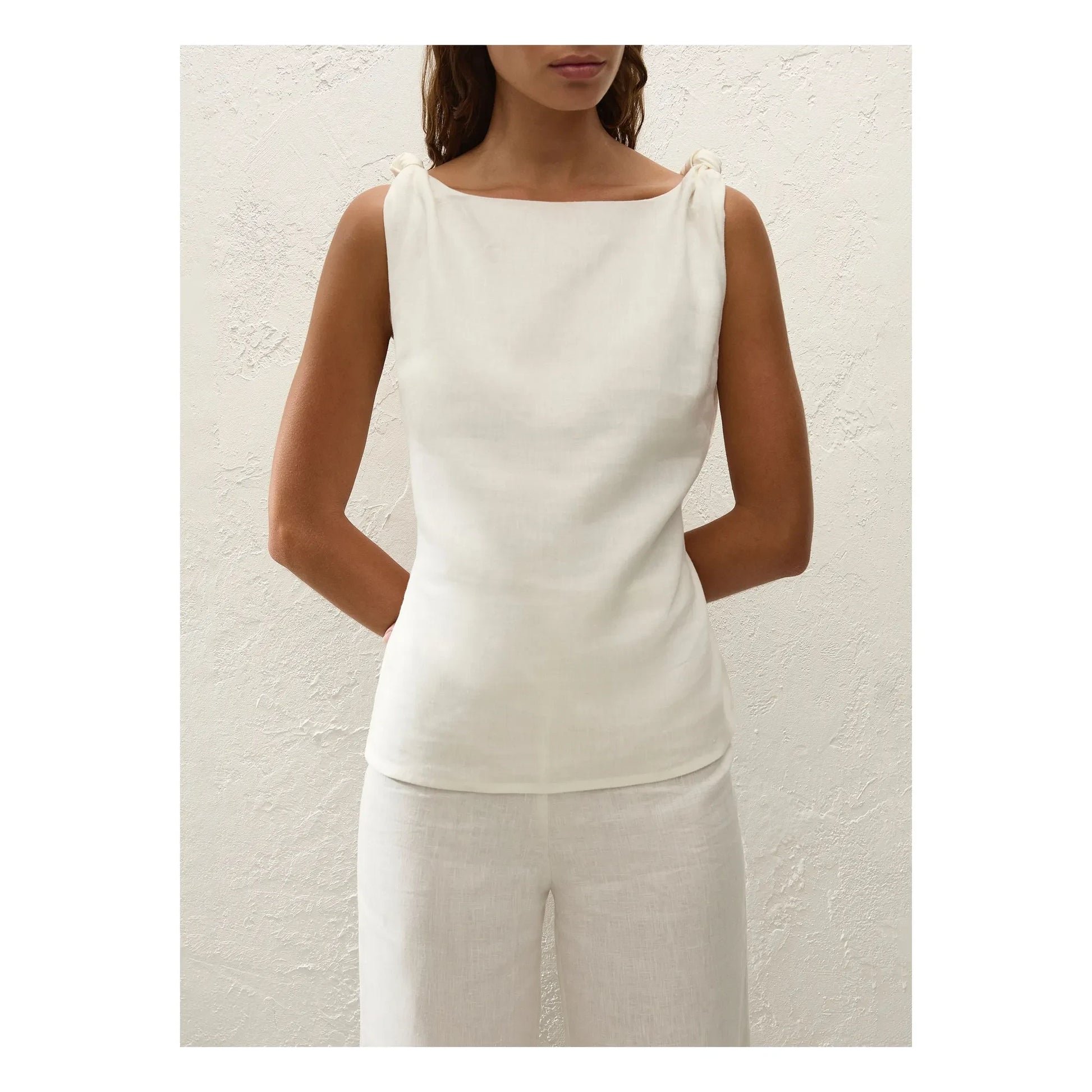 Faithfull the Brand - Top Flor Linen | Ecru