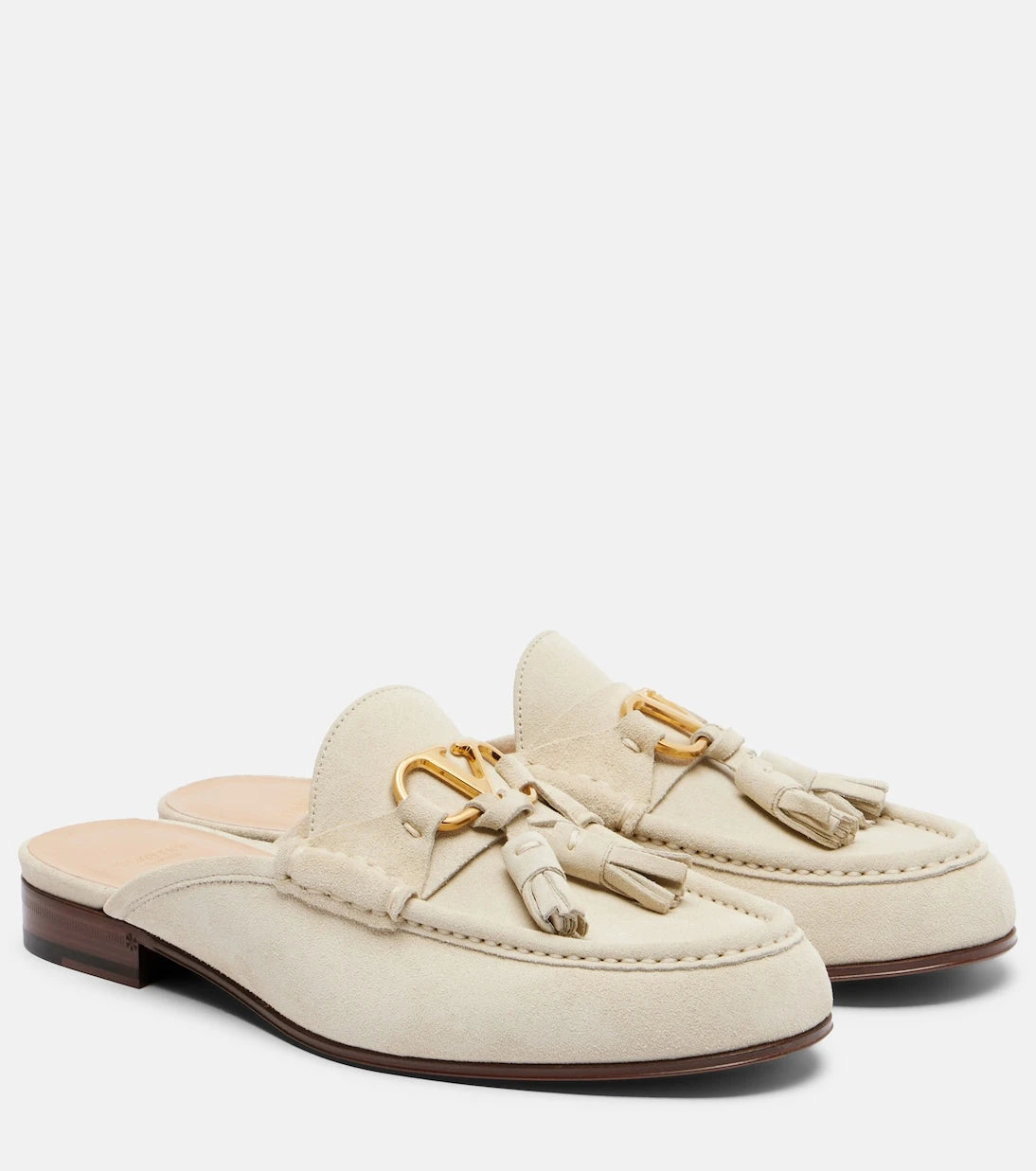 Valentino Garavani - VLogo suede mules