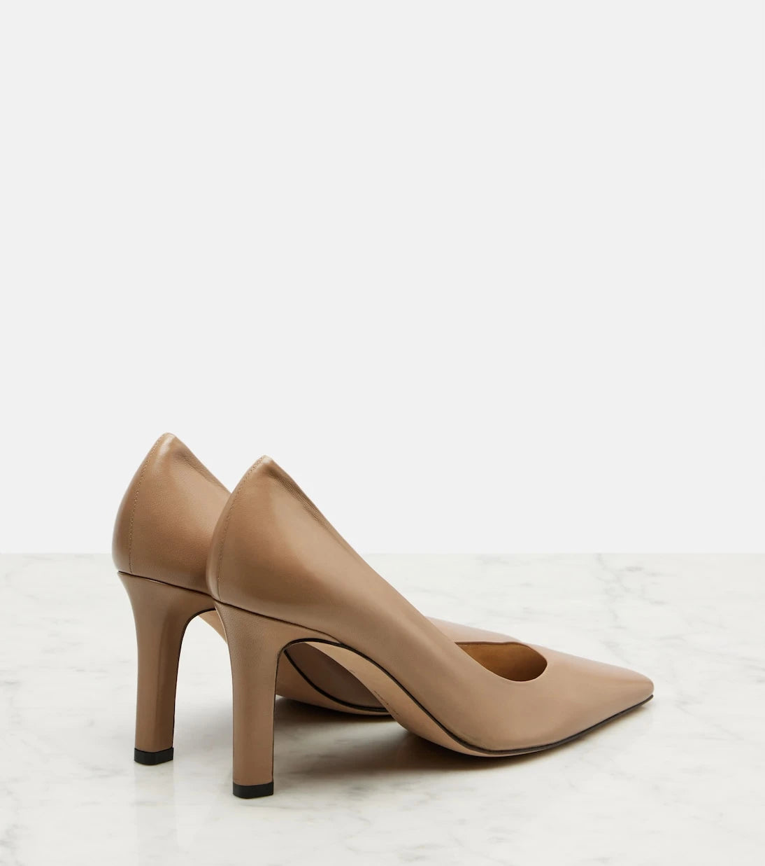 The Row - Carla 80 leather pumps