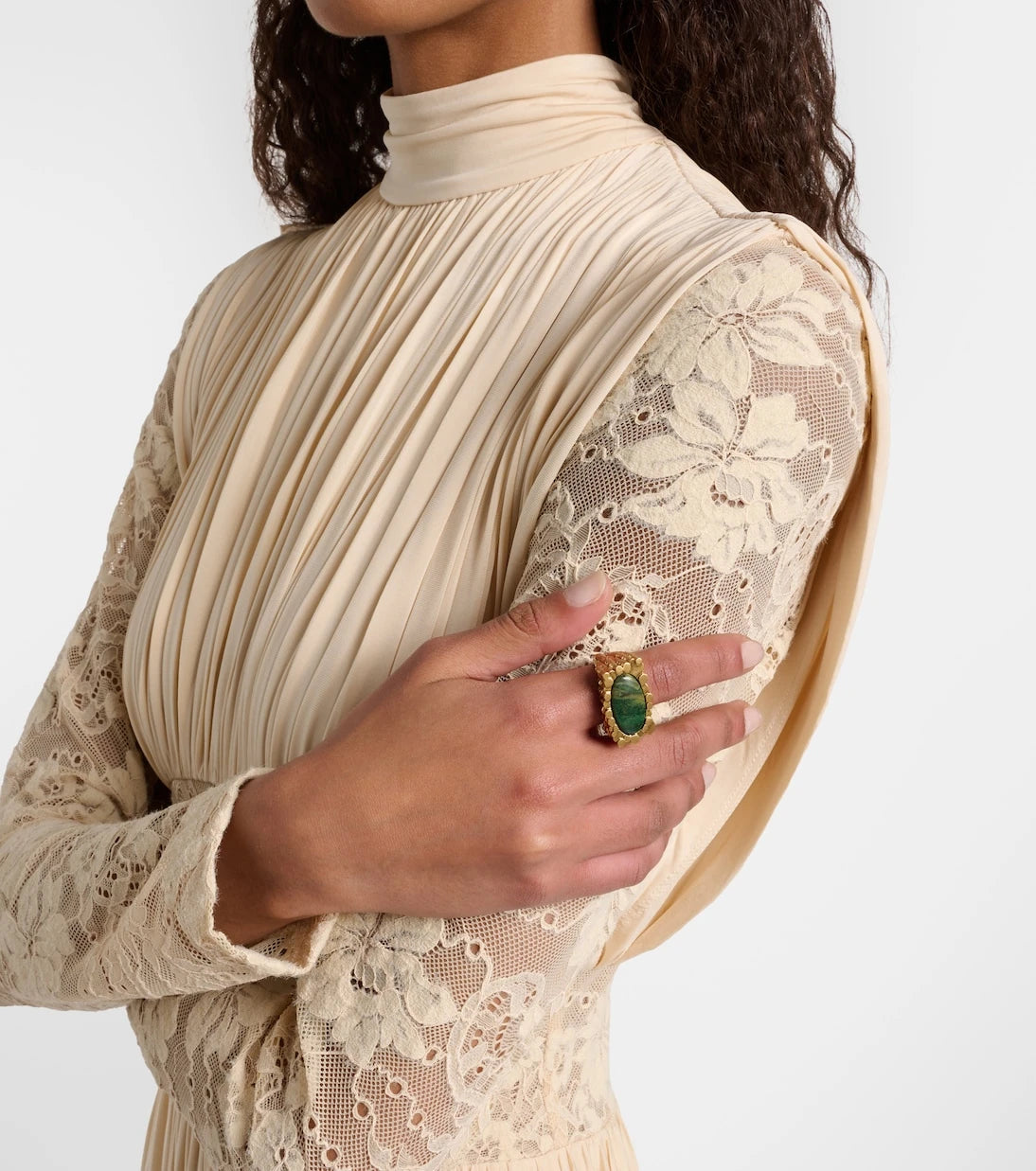 Zimmermann - Wisp embellished gold-plated ring