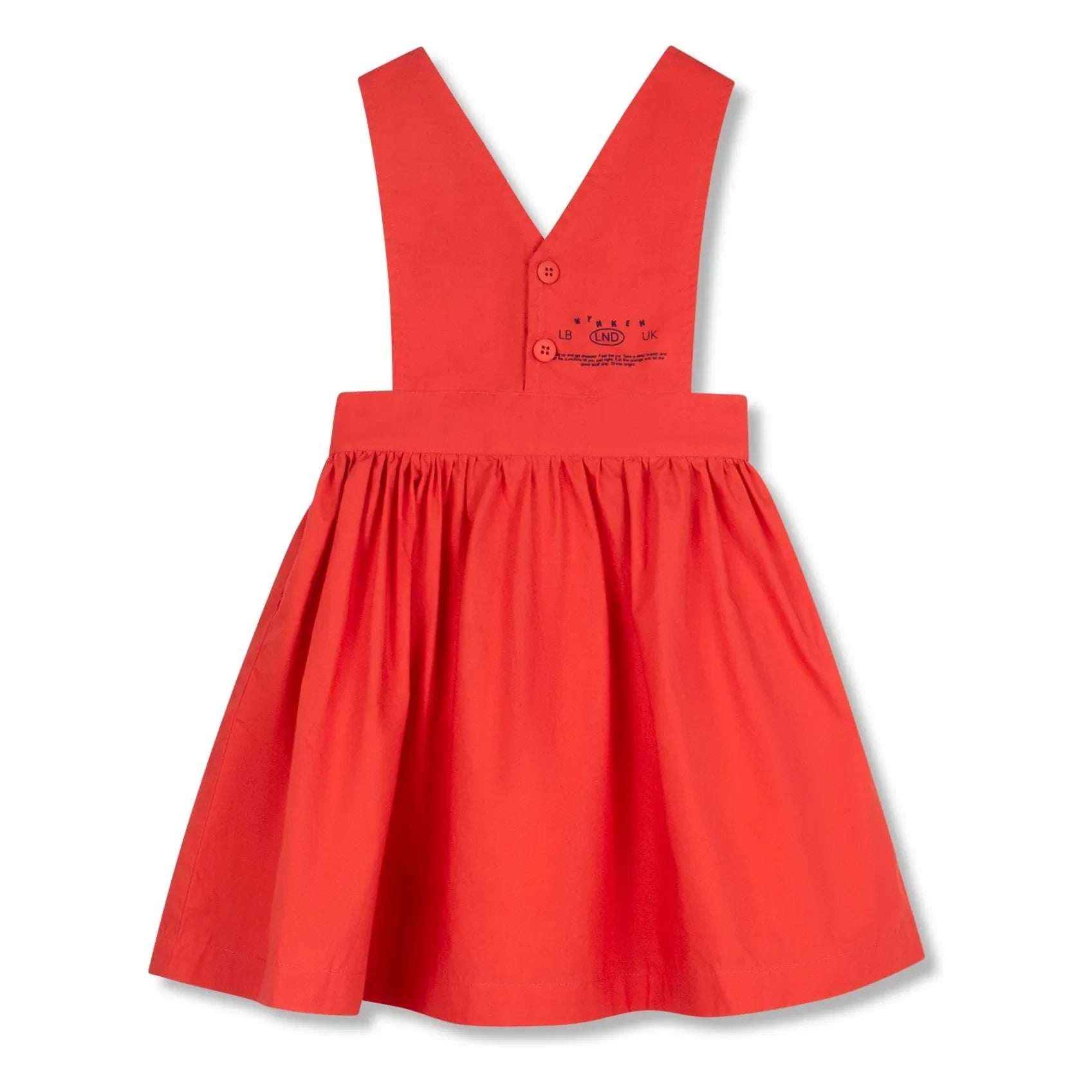 Wynken - Apron dress | Red