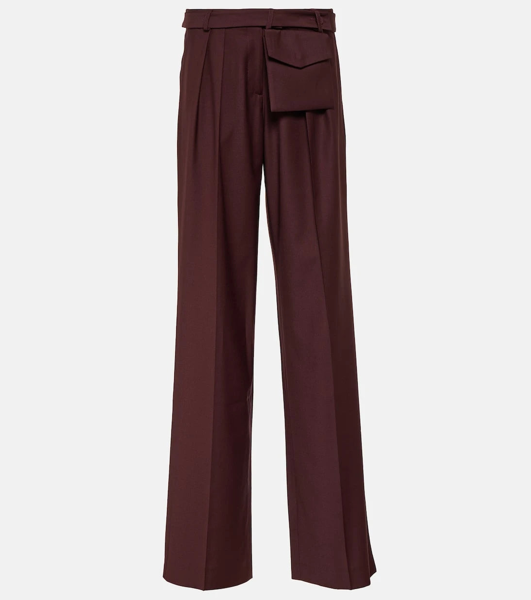 Aya Muse - Sylvia mid-rise straight wool pants