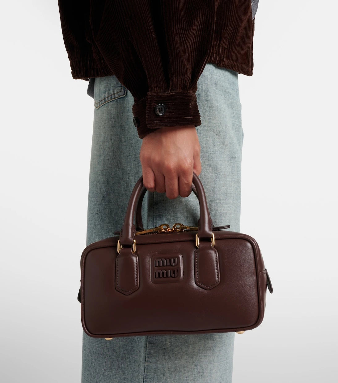 Miu Miu - Arcadie leather tote bag