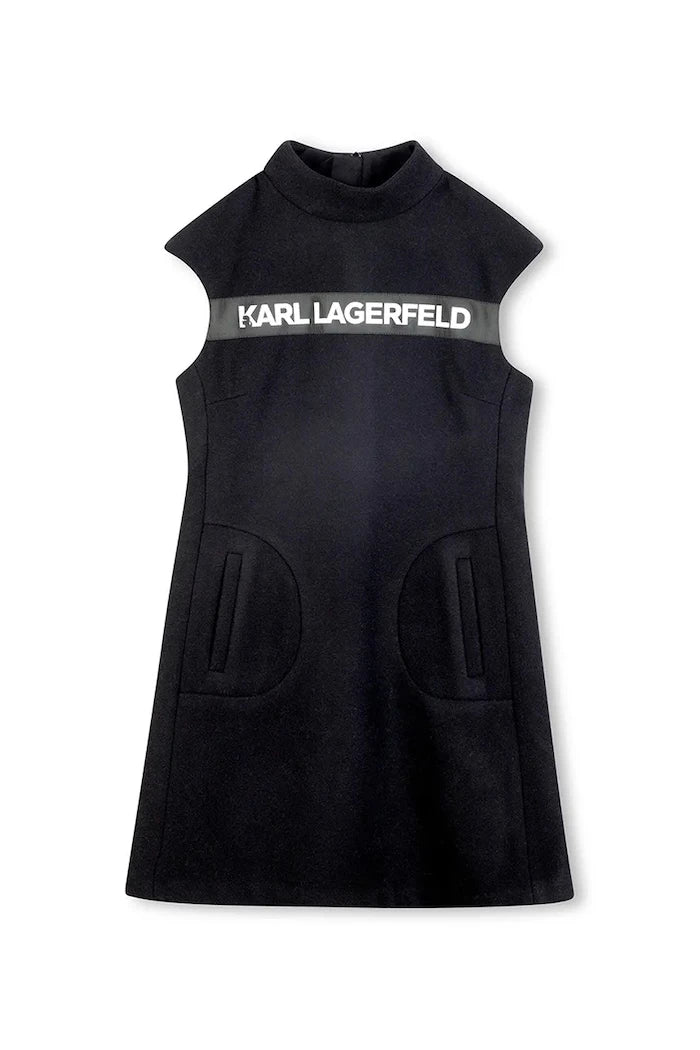 Детска рокля с вълна Karl Lagerfeld