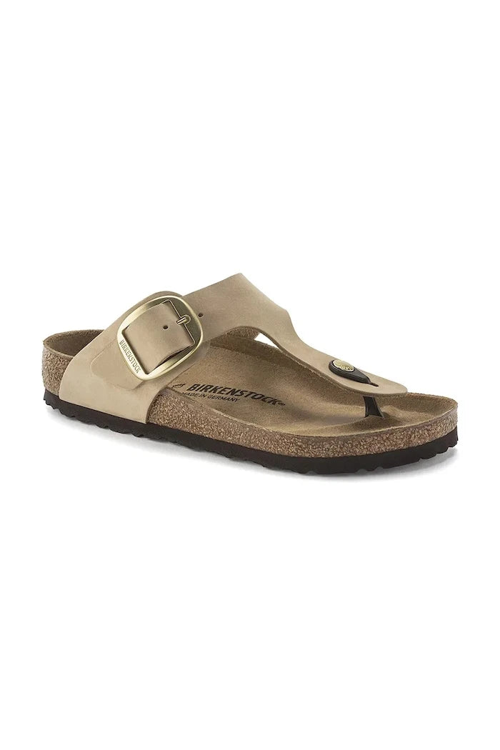 Джапанки от набук Birkenstock Gizeh Big Buckle