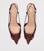 Valentino Garavani Patent Leather VLogo Slingback Pumps 40