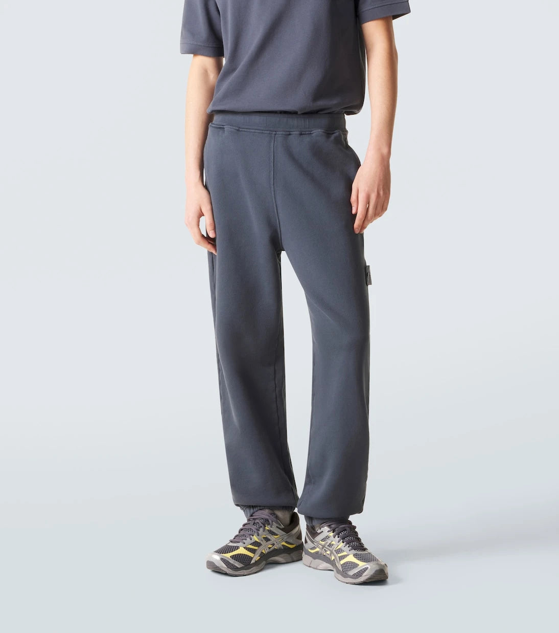 Stone Island - بنطلون رياضي قطني