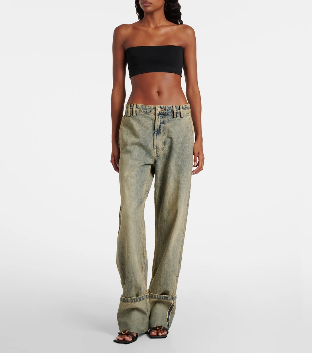 Entire Studios - Faded wide-leg jeans