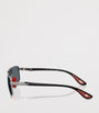 Ray-Ban Silver x Scuderia Ferrari RB3776M Irregular Sunglasses