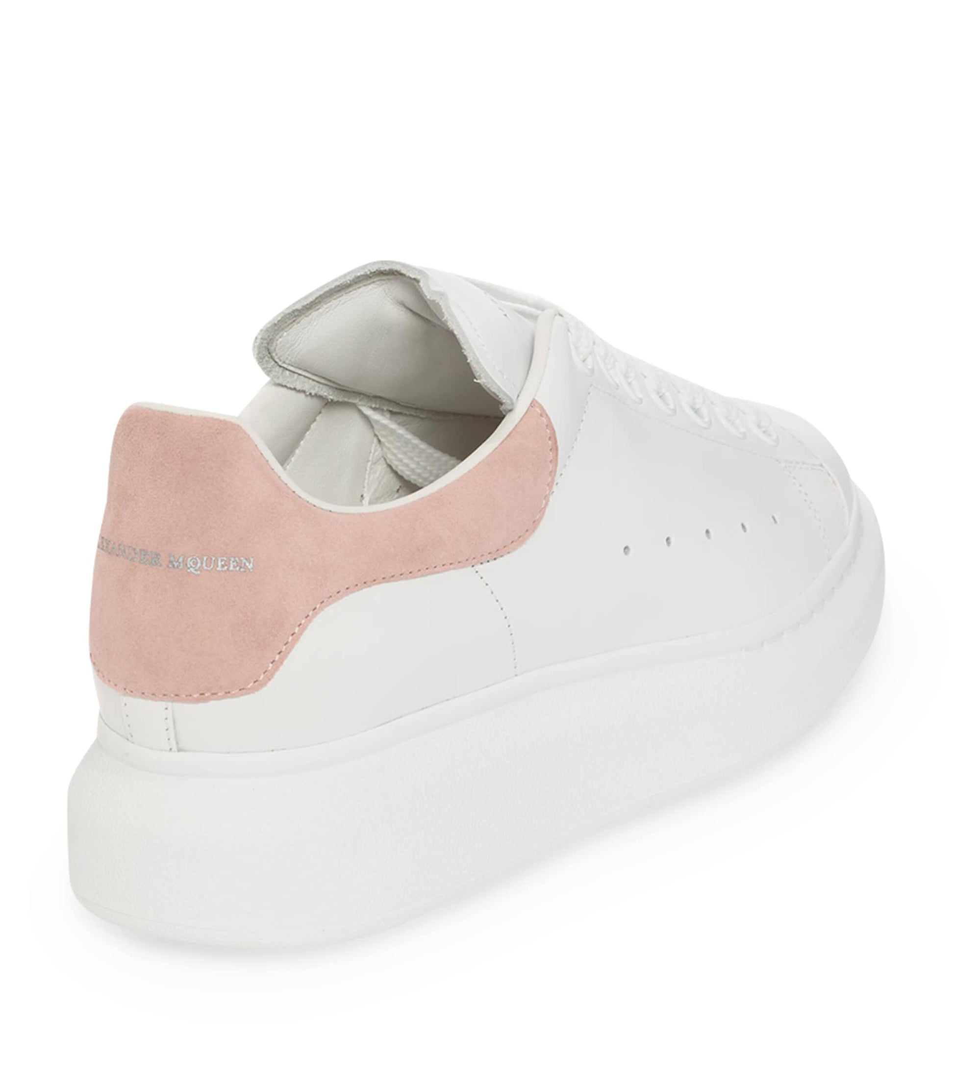 McQueen White Leather Oversized Sneakers