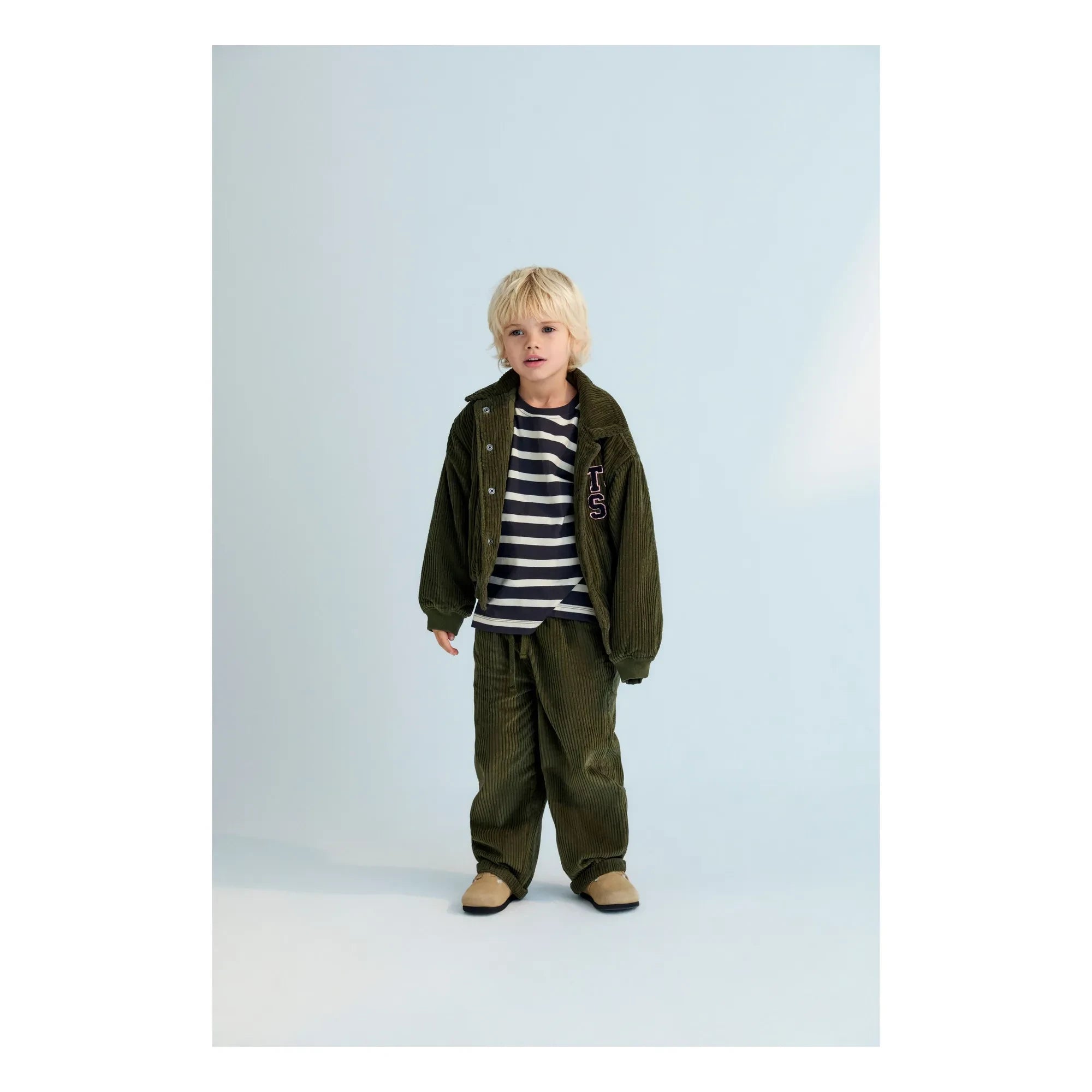 the new society - Mikel Corduroy Bomber | Dark green
