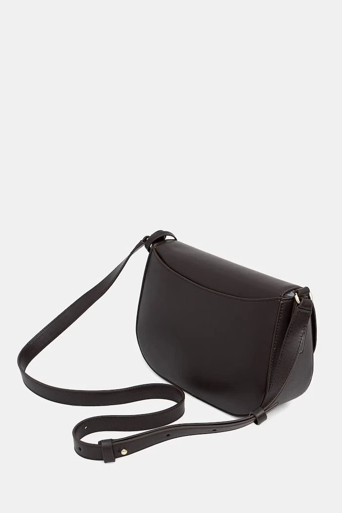 BOSS чанта crossbody дамска от кожа NUMAH Saddle