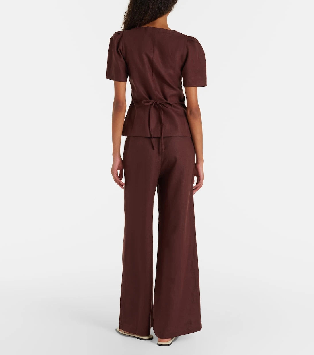 Faithfull - Syna linen wide-leg pants