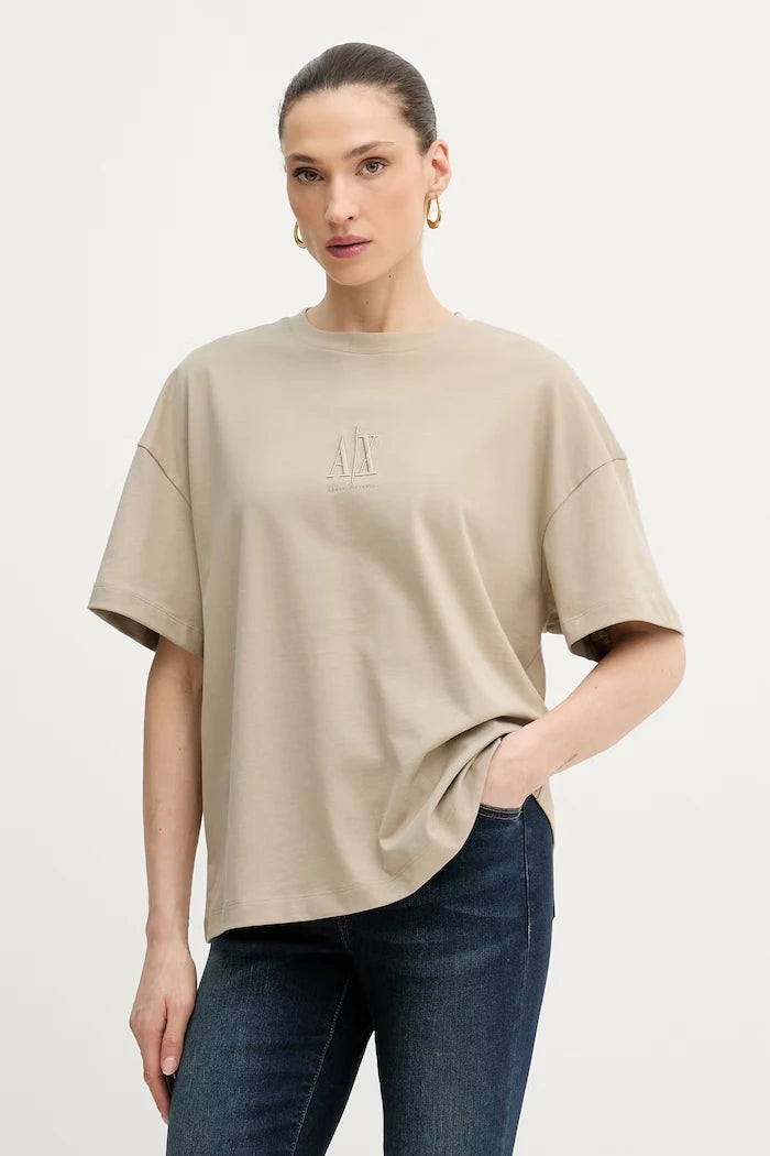 Armani Exchange kadın pamuklu tişört