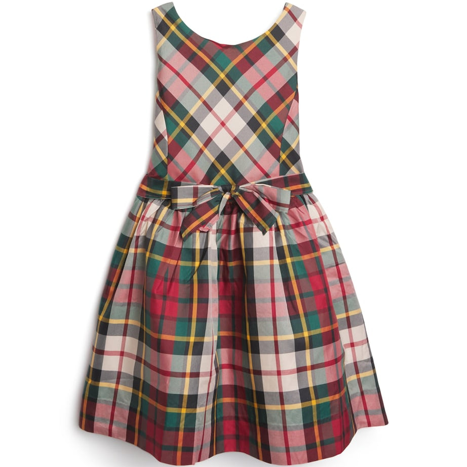 Ralph Lauren Kids Multi Check Print Dress (2-6 Years)