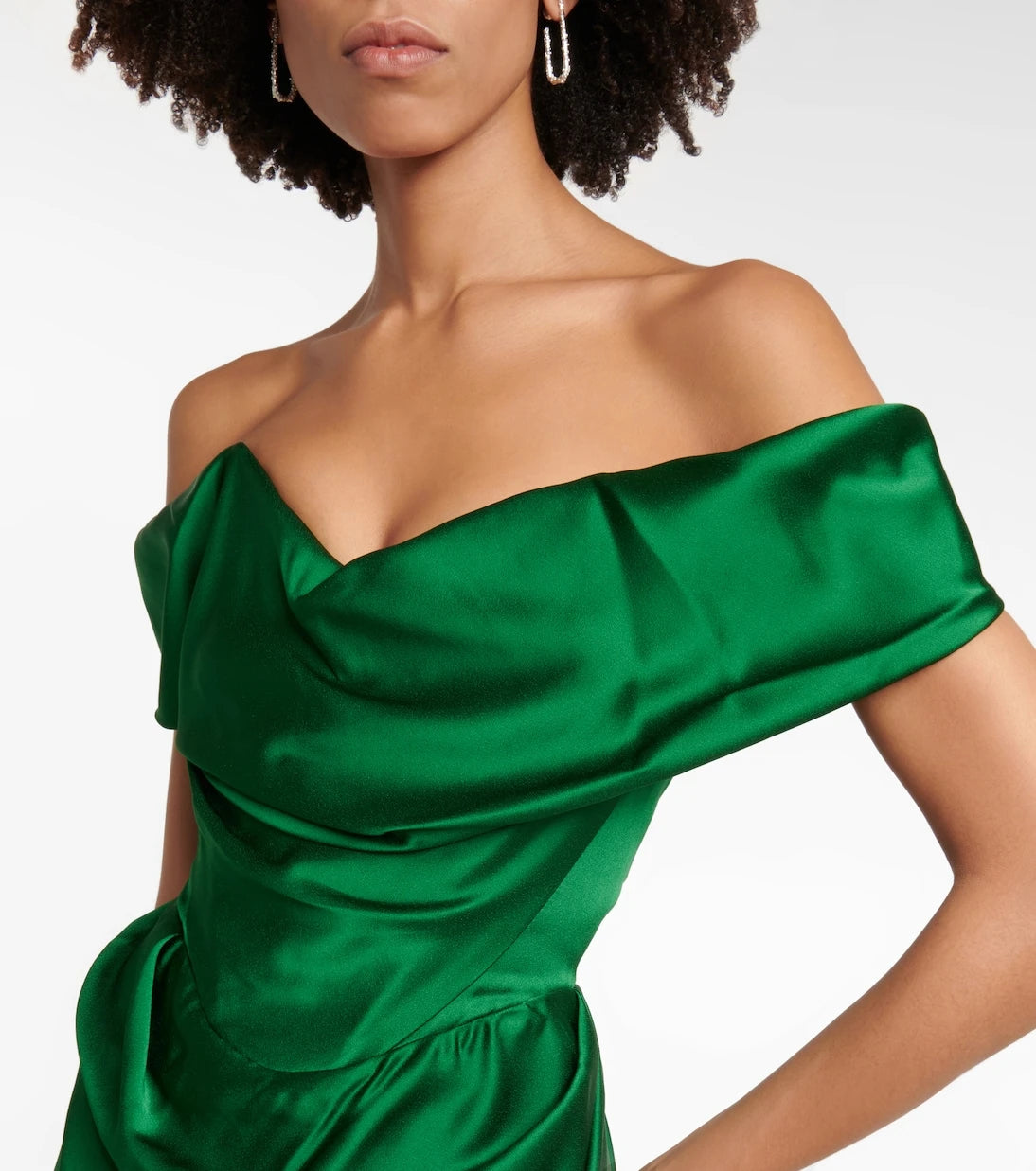 Vivienne Westwood - Off-shoulder satin gown
