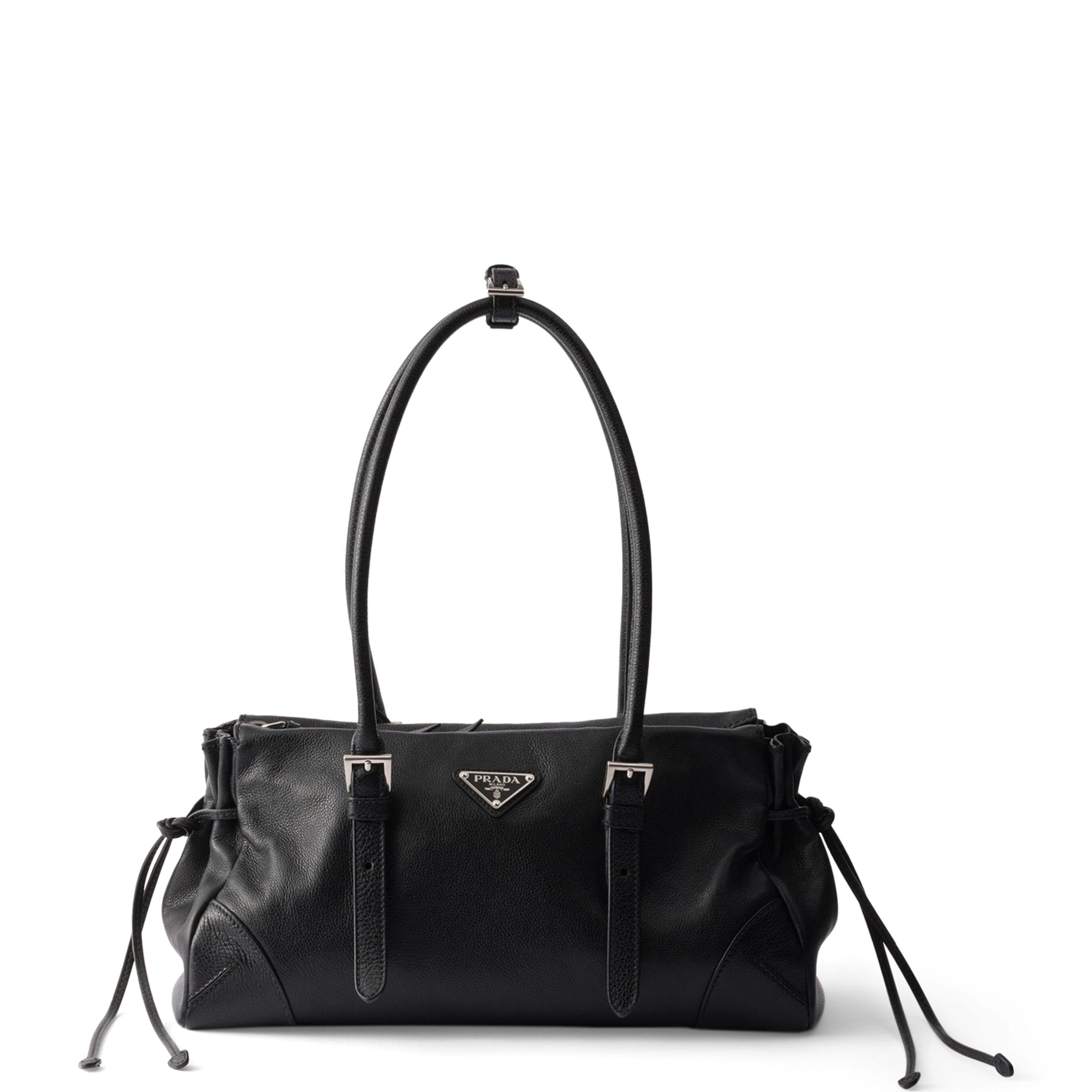 Prada Medium Leather Bonnie Shoulder Bag