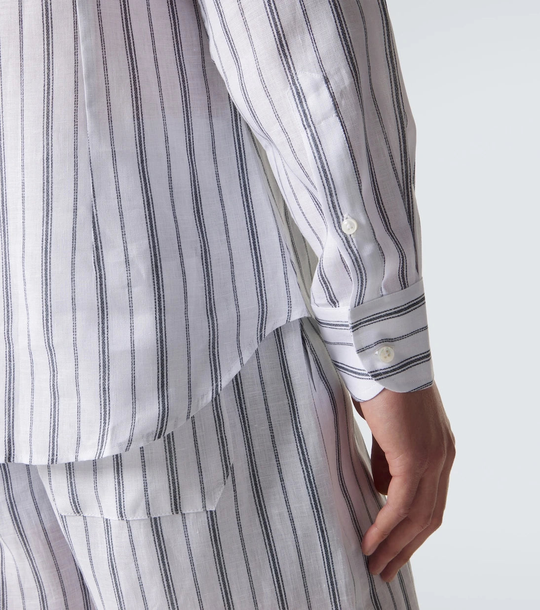 Fedeli - Striped linen shirt
