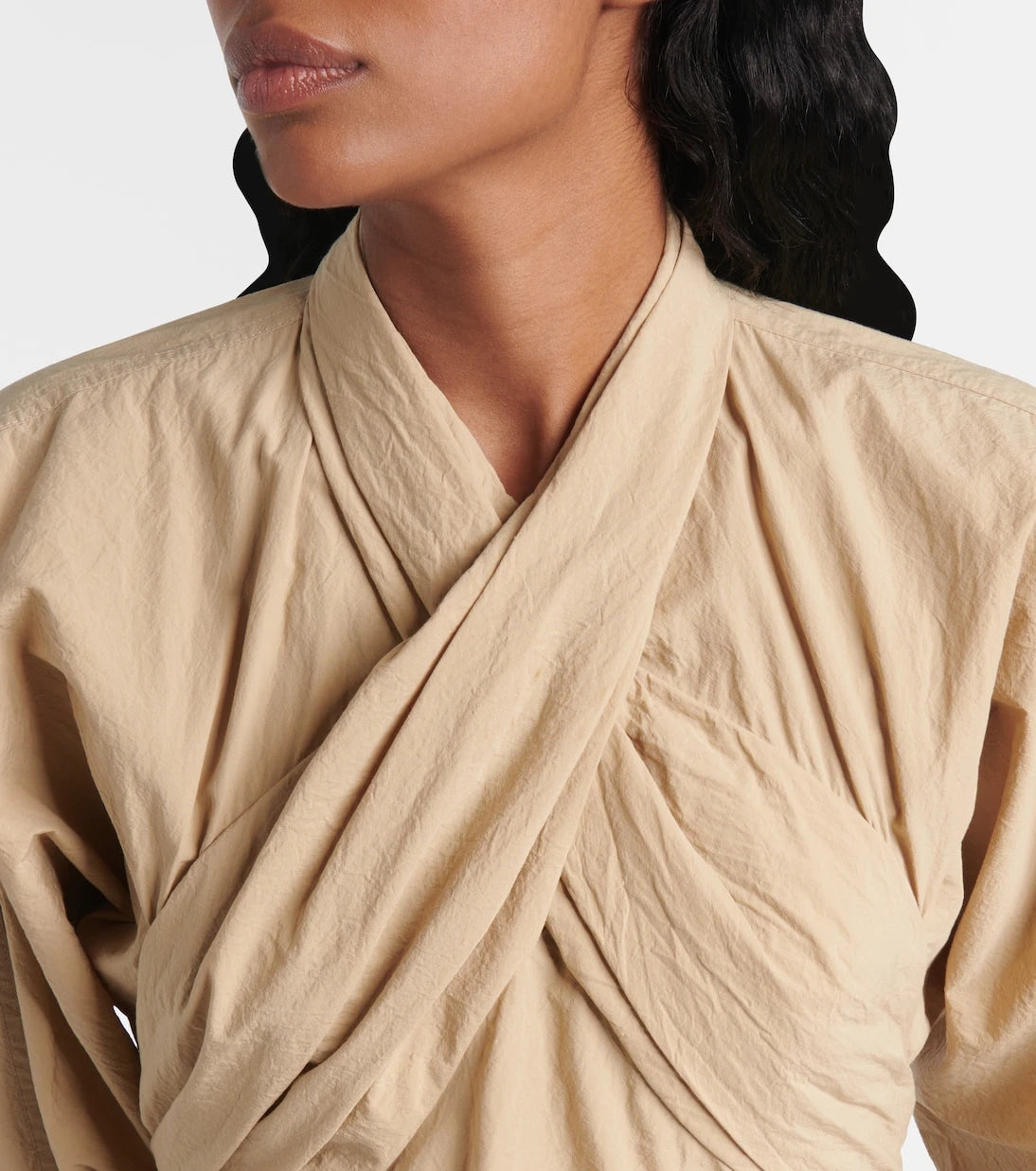Lemaire - Belted cotton top