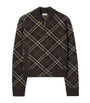 Burberry Wool-Blend Check Bomber Jacket