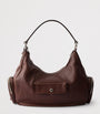 Prada Medium Washed Leather Shoulder Bag