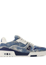 Denim LV Low-Top Sneakers BLUE