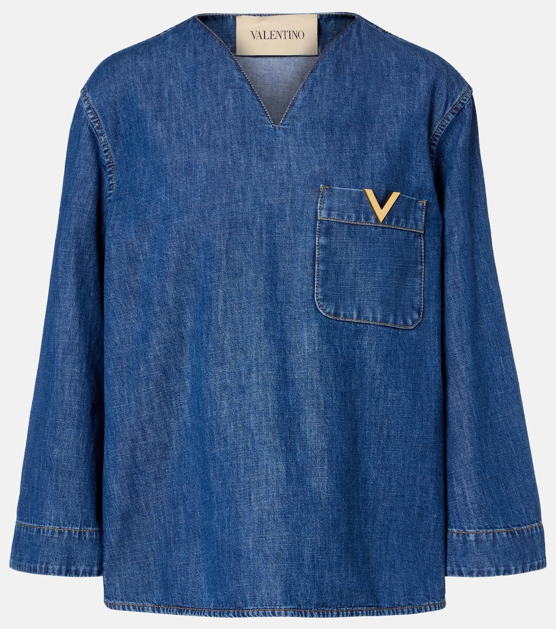 Valentino - VGold chambray top