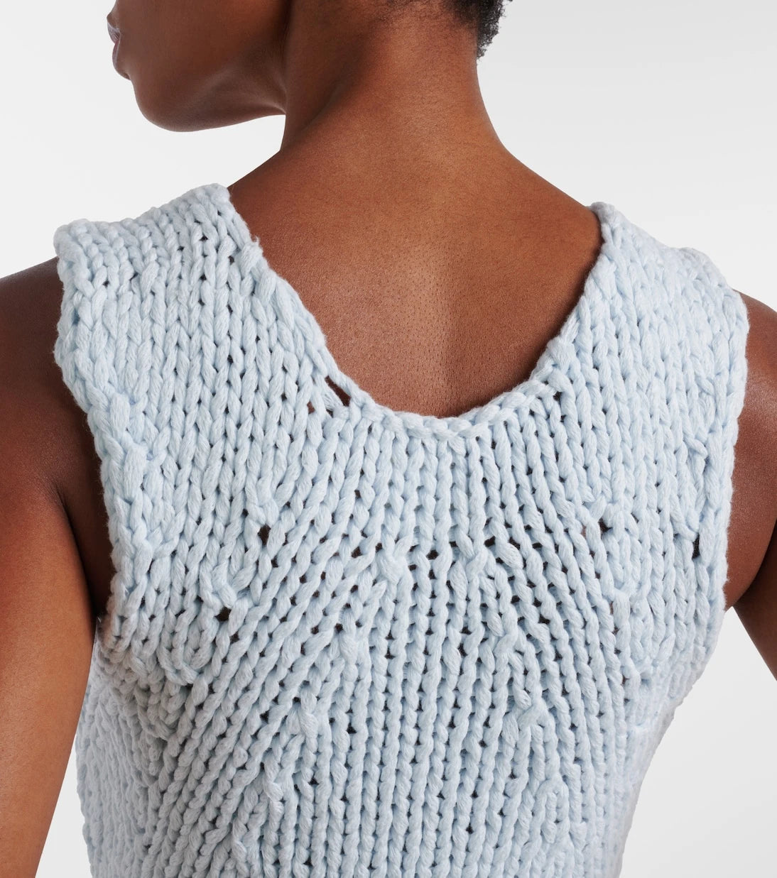 Khaite - Cassie knitted cotton top