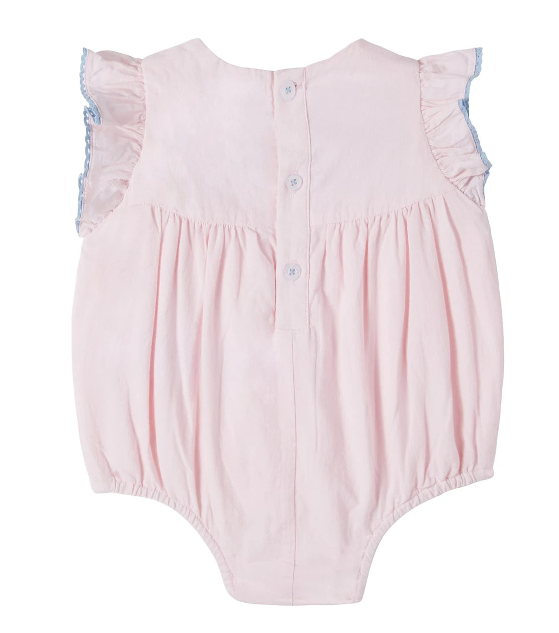Louise Misha - Baby embroidered cotton playsuit