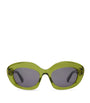 Green Acetate Dawn Oval Sunglasses