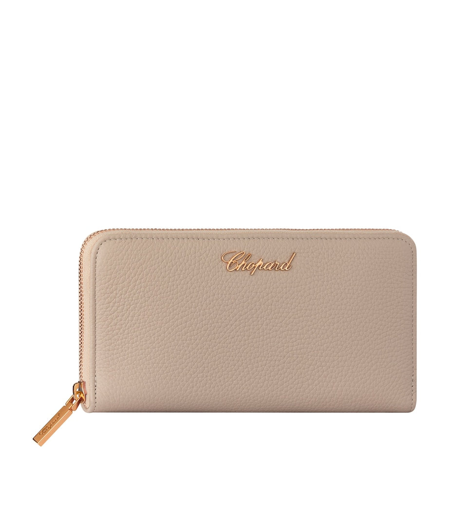 Leather Classic Zip-Around Wallet