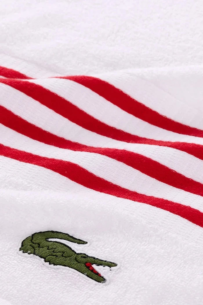 Lacoste LCOURTLI Rouge Orta Pamuklu Havlu 90 x 150 cm