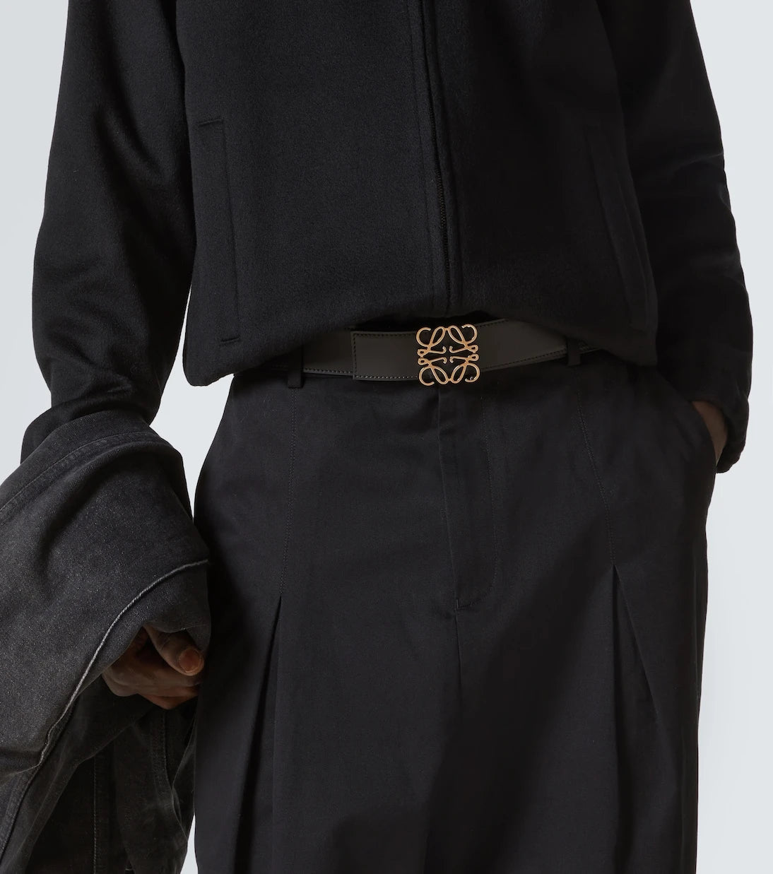 Loewe - Anagram reversible leather belt