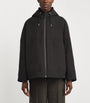 Yves Salomon Black Mink Technical Parka Jacket (64cm)