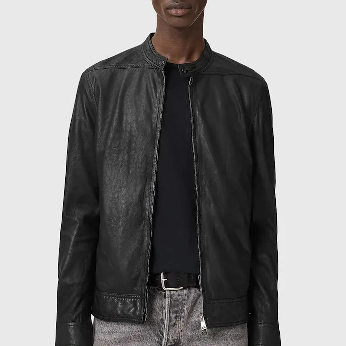 AllSaints яке мъжко кожено COLT