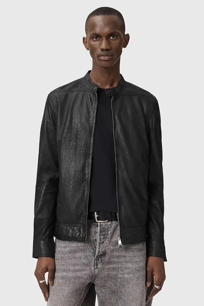 AllSaints яке мъжко кожено COLT