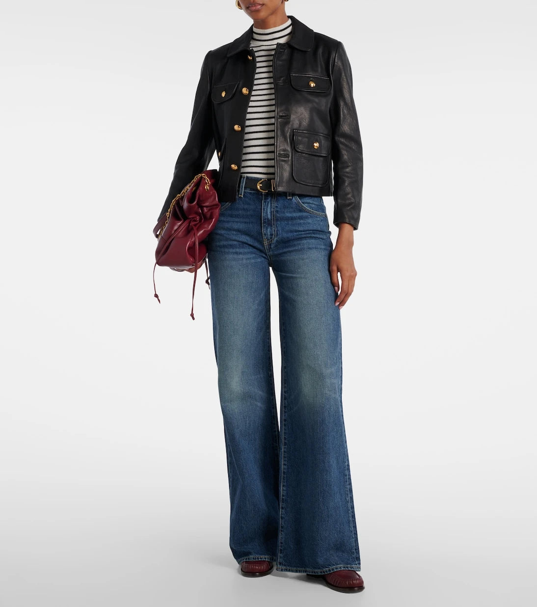 Nili Lotan - Salome mid-rise wide-leg jeans